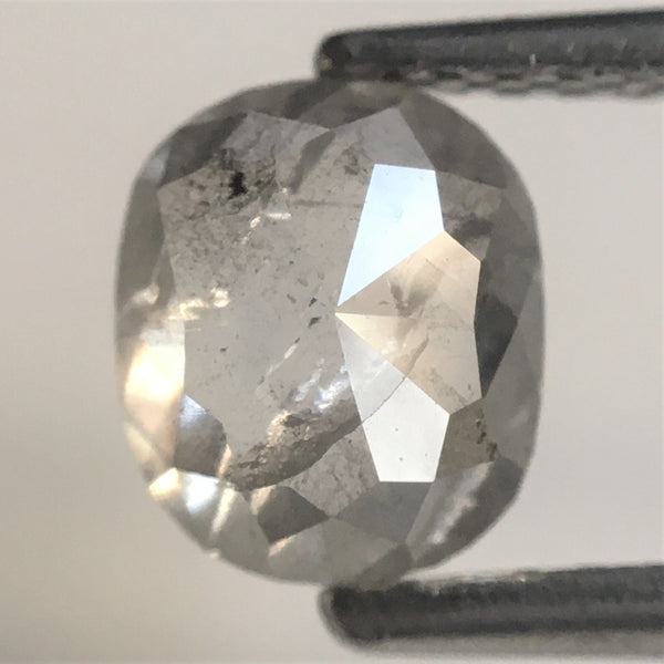 1.18 Ct Natural loose diamond Oval Shape Fancy color, 6.49 mm x 5.50 mm x 3.31 mm Full Rose-Cut Oval shape natural diamond, SJ76-99