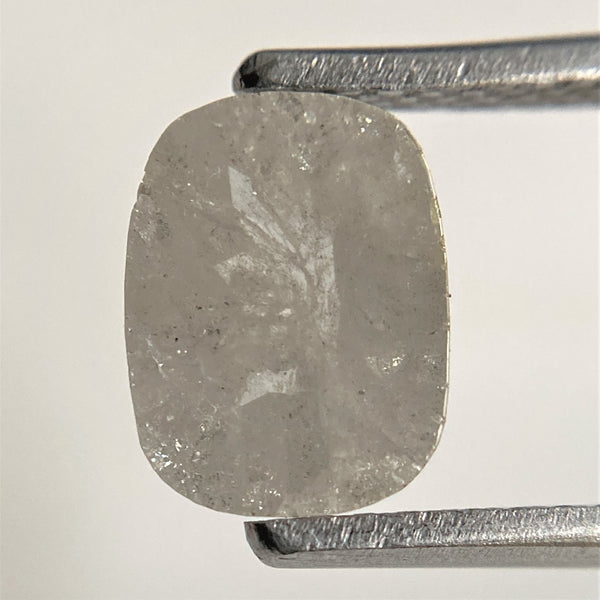 1.19 Carat Oval Cut 7.97 mm x 6.03 mm x 2.46 mm Fancy Gray Color Natural Loose Diamond, Natural Faceted Loose Diamond SJ91/50