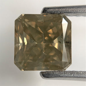 1.52 Ct Radiant Shape Fancy Color Natural Diamond, 6.26 mm x 6.23 mm x 3.91 mm Natural Loose Diamond, Radiant Cut Diamond, SJ92-04