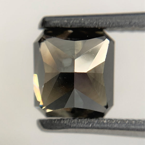 1.37 Ct Radiant Shape Fancy Color Natural Diamond, 5.98 mm x 5.57 mm x 4.25 mm Natural Loose Diamond, Radiant Cut Diamond, SJ92-07