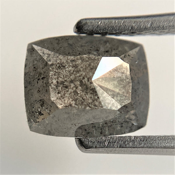 1.03 Ct Oval Shape Dark Gray Natural Loose Diamond, 7.20 mm x 5.87 mm x 2.42 mm Grey Oval Shape Rose Cut Natural Loose Diamond SJ91/46