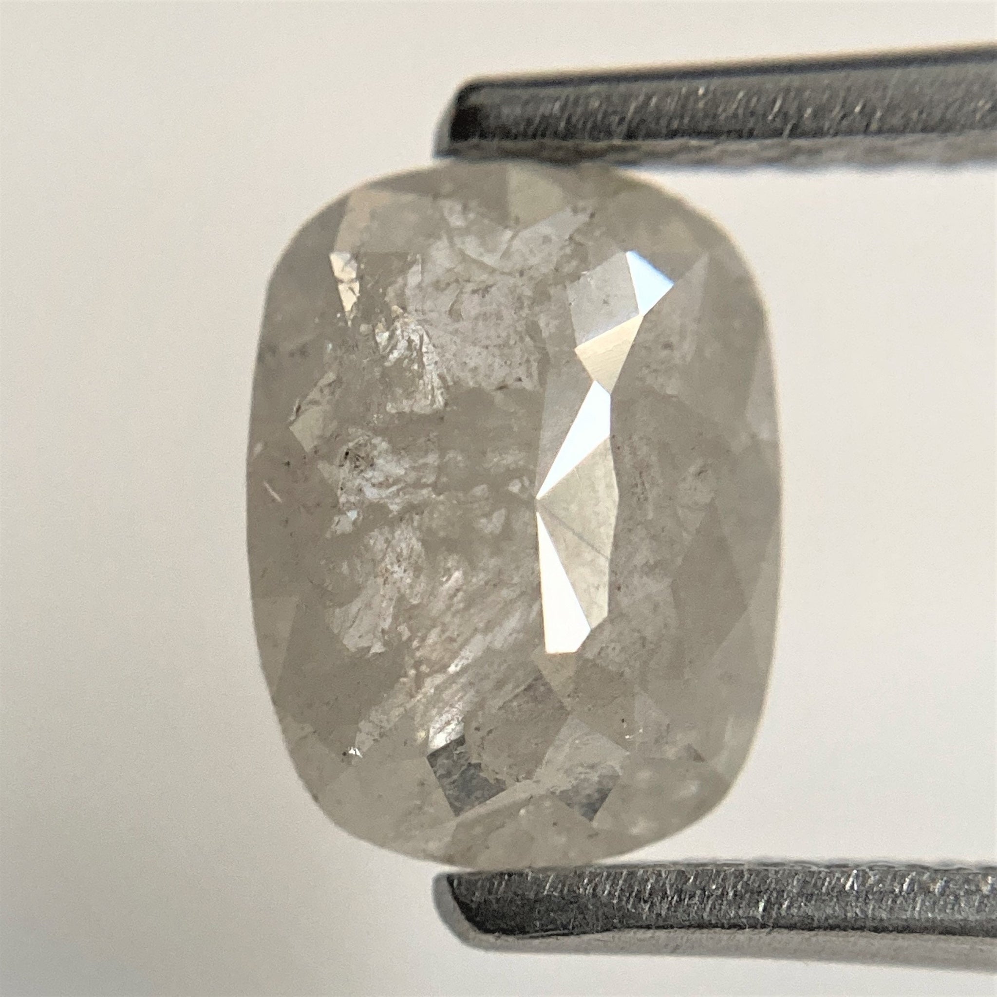 1.19 Carat Oval Cut 7.97 mm x 6.03 mm x 2.46 mm Fancy Gray Color Natural Loose Diamond, Natural Faceted Loose Diamond SJ91/50