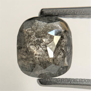 1.22 Carat Oval Cut 7.13 mm x 6.42 mm x 2.66 mm Fancy Gray Color Natural Loose Diamond, Natural Faceted Loose Diamond SJ91/51