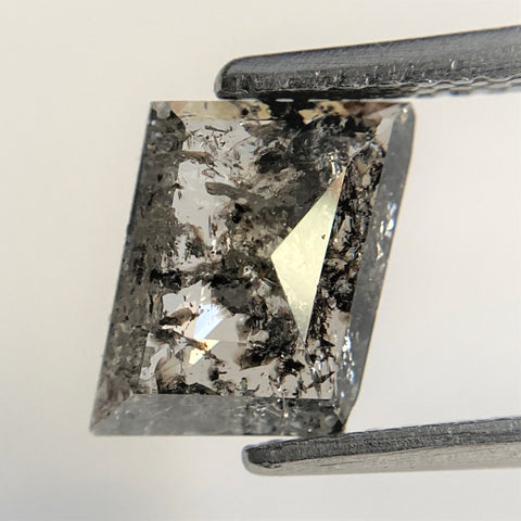 1.00 Ct Transparent Grey Color Parallelogram Cut Natural Loose Diamond, 10.30 mm x 8.47 mm x 1.98 mm Excellent Diamond for Jewellery SJ91/89