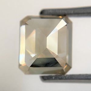 2.52 Ct Fancy Color Emerald Cut Natural Loose Diamond 7.33 mm x 6.59 mm x 4.53 mm , Natural Loose Diamond Use for Jewelry SJ92/02