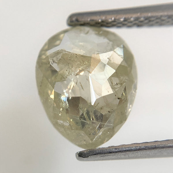 1.87 Ct Light Yellow Color Pear Cut Loose Natural Diamond 9.28 mm x 7.58 mm x 3.05 mm Excellent Diamond Use for Jewelry making SJ90/37