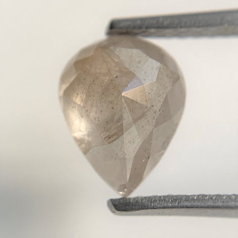 2.00 Ct Fancy Grey Pear shape Natural Loose Diamond, 8.76 mm x 6.89 mm x 4.50 mm Pear Cut Superb Quality Diamond SJ90/44