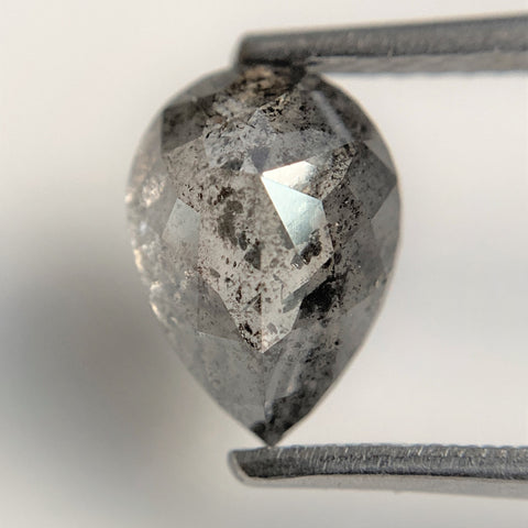 2.26 Ct Fancy Grey Black Pear shape Natural Loose Diamond, 9.15 mm x 6.66 mm x 4.93 mm Pear Cut Superb Quality Diamond SJ90/43