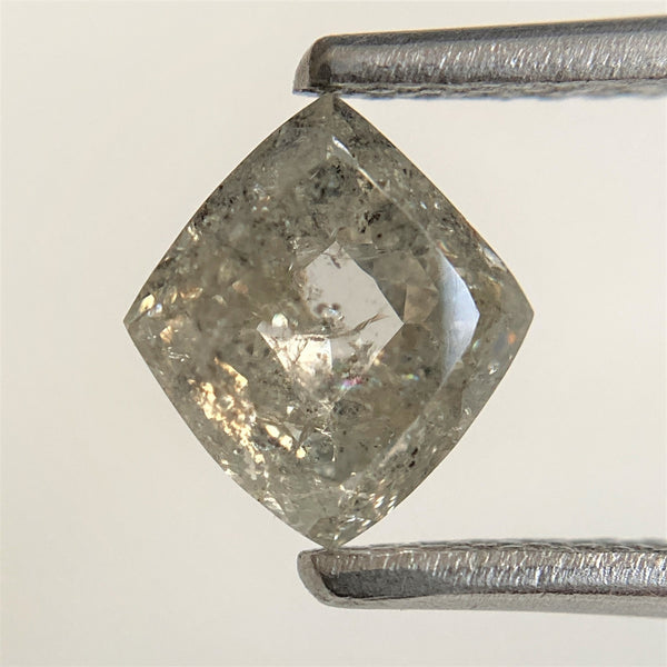 1.01 Ct Antique shape Natural Loose Diamond 7.21 mm x 6.52 mm x 3.08 mm Fancy Grey Color Use for Jewellery making SJ94/26