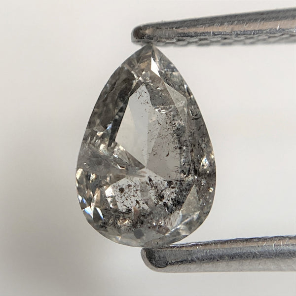 0.79 Ct Natural Loose Beautiful Pear shape Rustic Diamond, 7.20 mm x 4.97 mm x 2.77 mm Pear cut loose diamond SJ94/55