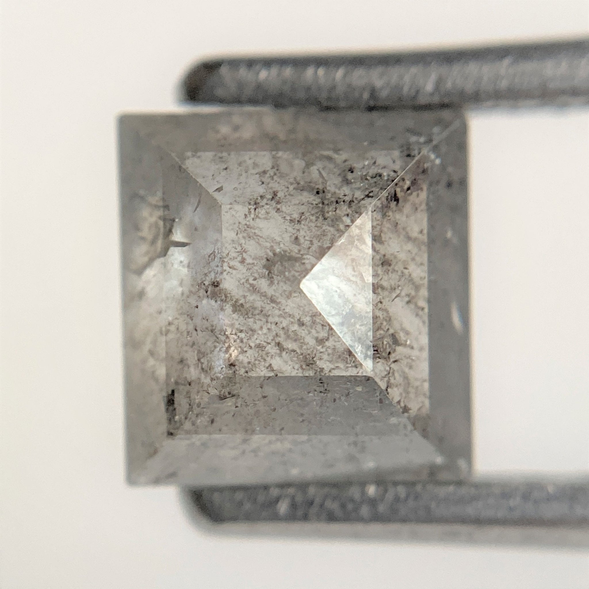 1.46 Ct Fancy Grey Square Shape Natural Loose Diamond, 6.10 mm x 5.78 mm x 3.63 mm Fancy Loose Diamond SJ93/74