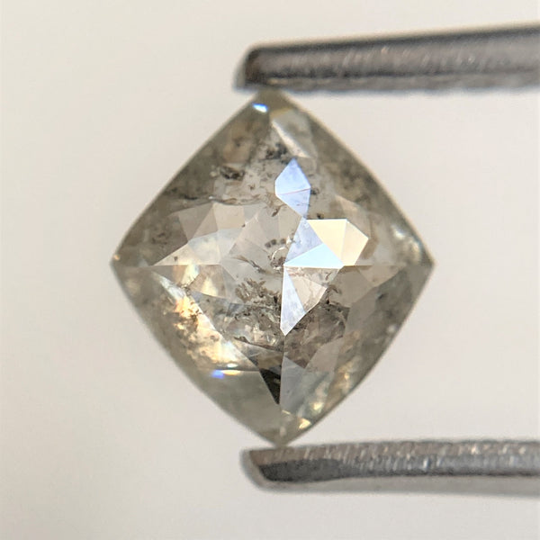 1.01 Ct Antique shape Natural Loose Diamond 7.21 mm x 6.52 mm x 3.08 mm Fancy Grey Color Use for Jewellery making SJ94/26