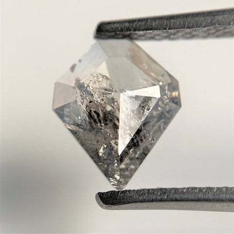 0.76 Ct Natural light Gray Color Geometry shape 8.02 mm x 6.75 mm x 2.05 mm size Natural Loose diamond, fancy Shape Loose Diamond SJ94/44