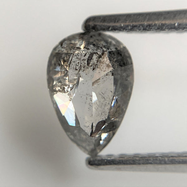 0.79 Ct Natural Loose Beautiful Pear shape Rustic Diamond, 7.20 mm x 4.97 mm x 2.77 mm Pear cut loose diamond SJ94/55