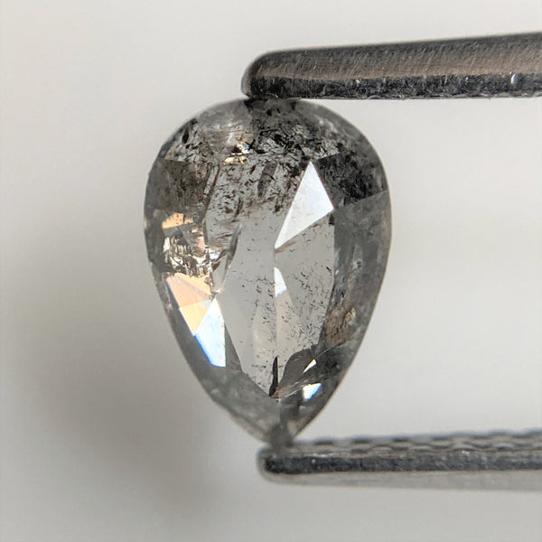 0.79 Ct Natural Loose Beautiful Pear shape Rustic Diamond, 7.20 mm x 4.97 mm x 2.77 mm Pear cut loose diamond SJ94/55