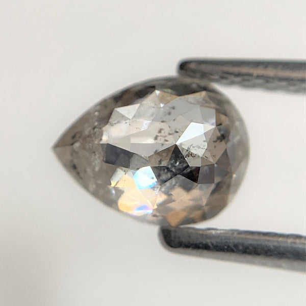 0.97 Ct Natural Loose Beautiful Pear shape Rustic Diamond, 6.99 mm x 5.41 mm x 3.11 mm Pear cut loose diamond SJ94/56