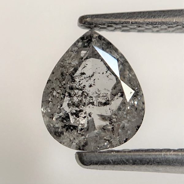 0.85 Ct Natural Loose Beautiful Pear shape Rustic Diamond, 6.54 mm x 5.51 mm x 2.80 mm Pear cut loose diamond SJ94/59