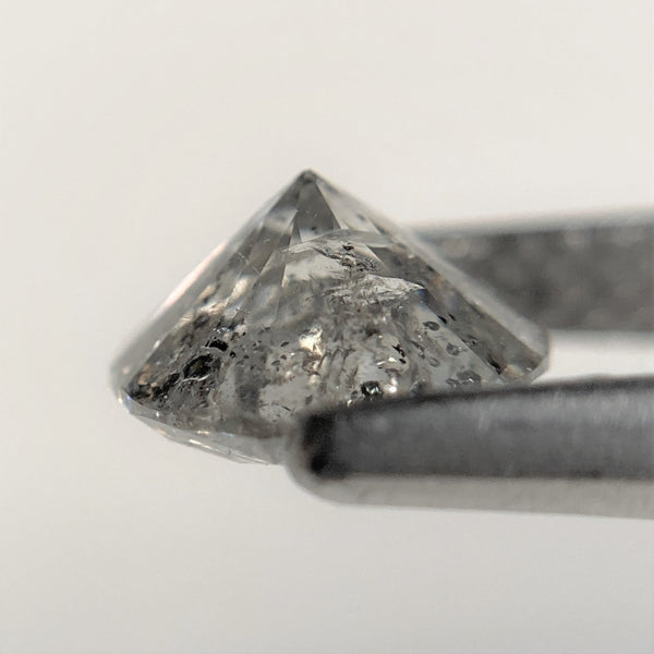 1.13 Ct Natural loose diamond 6.68 mm x 3.95 mm gray round brilliant cut diamond best for engagement & wedding rings SJ97-16