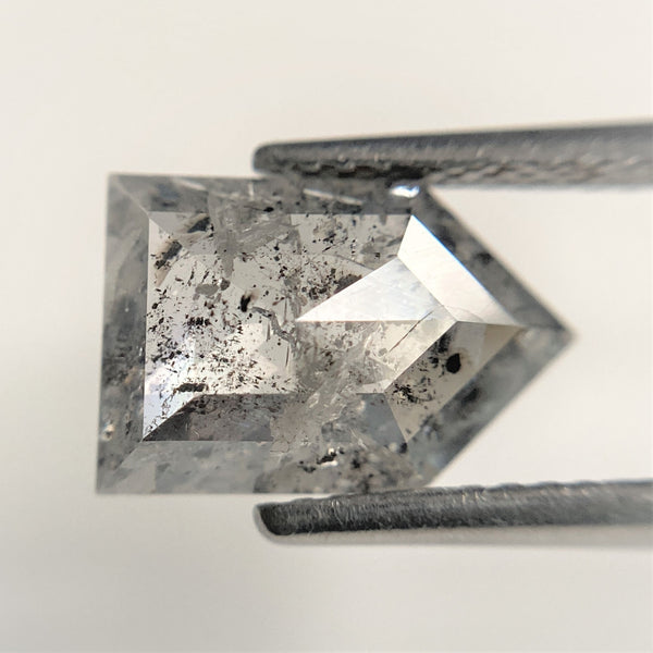 2.04 CT Grey Pentagon Cut Loose Diamond: Geometric Jewelry Stone