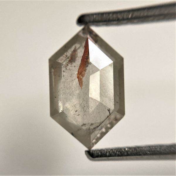 1.59 Ct Hexagon shape fancy color natural loose diamond, 9.76 mm x 5.96 mm x 3.02 mm Hexagonal natural diamond SJ101-28