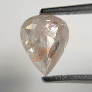 1.55 Ct Pear Shape natural loose diamond, Fancy color Pear, 8.67 mm x 6.89 mm x 3.49 mm, Pear shape natural diamond SJ101-52