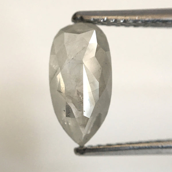 1.09 Ct Pear Cut Natural Loose Diamond, 10.29 x 5.19 x 2.55 mm Fancy Gray Rose Cut Pear Cut Natural Loose Diamond SJ77-23