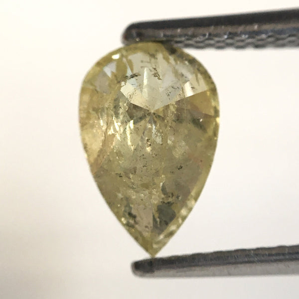 1.05 Ct Pear Cut Natural Loose Diamond, 8.33 x 5.51 x 3.54 mm Fancy Color Full Rose Cut Pear Cut Natural Loose Diamond SJ77-27