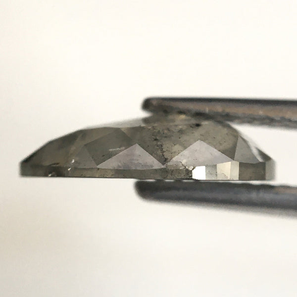 1.84 Ct Pear Cut Natural Loose Diamond, 10.69 x 7.45 x 2.84 mm Fancy Gray Rose Cut Pear Cut Natural Loose Diamond SJ77-19