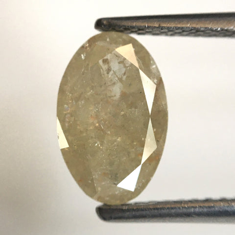 1.37 Ct Natural loose diamond Oval Shape Fancy Color, 9.50 x 6.14 x 3.27 mm, Brilliant Cut Oval shape natural loose diamond SJ77-22