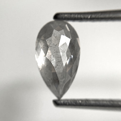 1.59 Ct Pear Shape natural loose diamond, 9.39 mm x 5.35 mm x 3.62 mm Full rose-cut pear shape natural loose diamond, SJ103-34