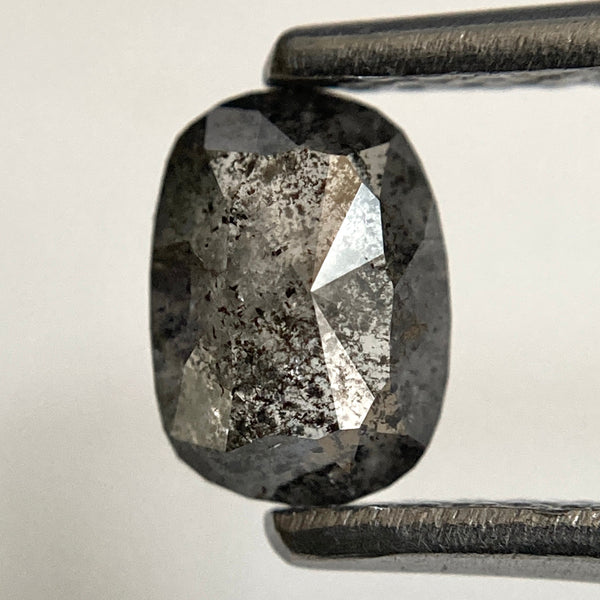 0.60 Ct Natural Oval Shape Light Grey Transparent Rose cut Diamond 6.21 mm x 4.58 mm x 2.29 mm Size Rustic Natural Loose Diamond SJ31/28