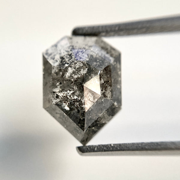 2.19 CT Natural Fancy Grey Color Shield shape Loose Diamond 10.15 mm X 7.40 mm X 3.60 mm Shield Cut Natural Diamond SJ30/14