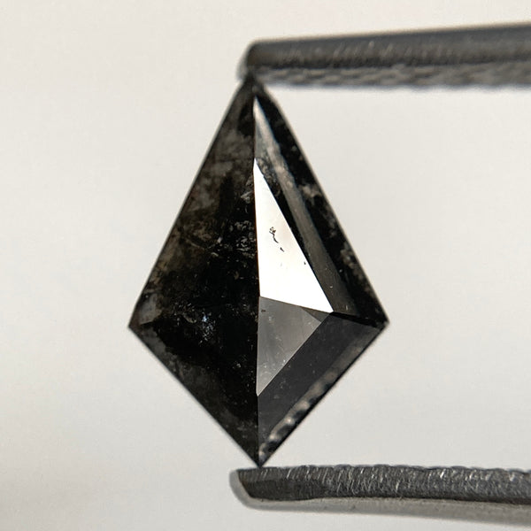 0.75 Ct Dark Grey Color Kite shape natural diamond, Natural Loose Diamond 8.70 mm X 5.80 mm x 2.35 mm Diamond use for Jewelry SJ36/24