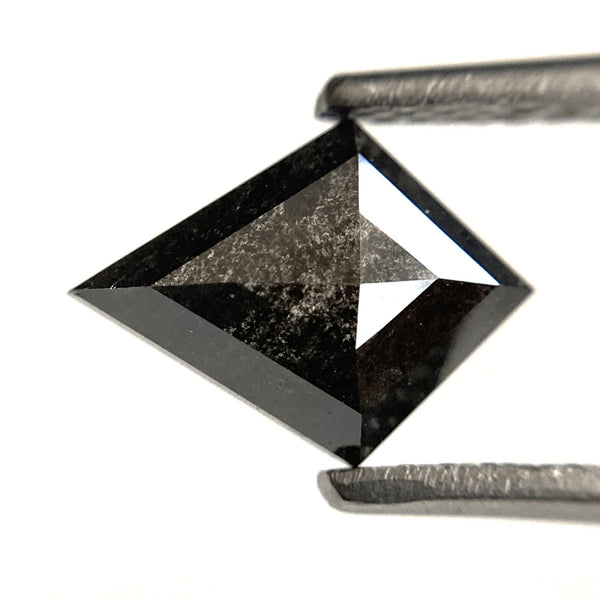 1.03 Ct Kite Shape Natural Salt and Pepper Diamond, 9.25 x 7.00 x 2.55 mm, Geometric shape natural loose diamond, SJ104-06