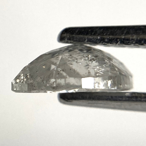 0.76 Ct Pear Shape natural loose diamond, 6.52 x 5.51 x 2.56 mm, salt and pepper diamond, Pear shape natural diamond SJ85-01