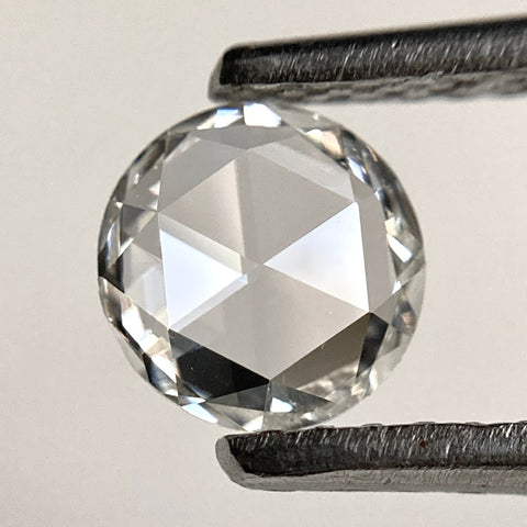 0.40 Ct White Color Brilliant Rose Cut Natural Loose Diamond, H color 5.45 mm x 1.39 mm VS1 Clarity Natural Diamond For Jewelry SJ39/19