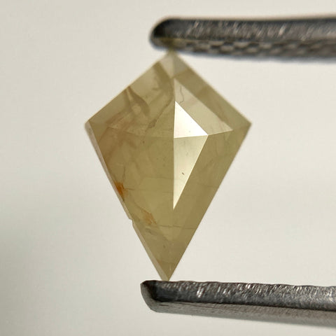 0.47 Ct Natural Yellowish Grey Color Kite Shape Loose Diamond, 7.76 mm X 5.36 mm X 1.79 mm Excellent Natural Loose Diamond Quality SJ41/32