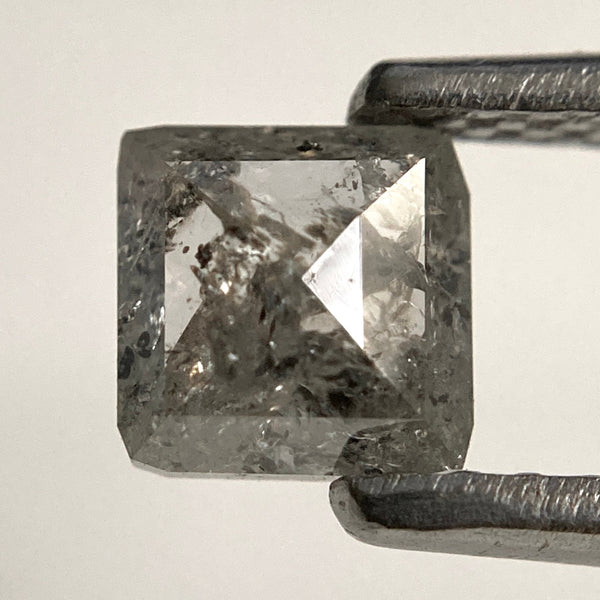 0.53 Ct Square Grey Diamond: Natural Loose Stone