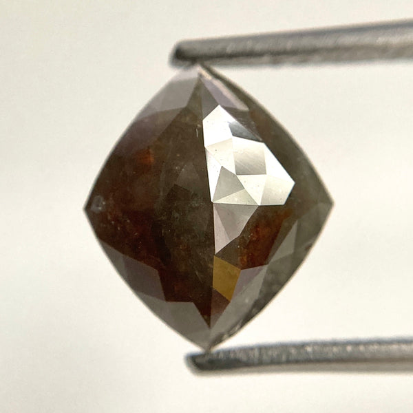 2.75 Ct Hexagon Shape Brownish Grey Loose Diamond: Jewelry Making