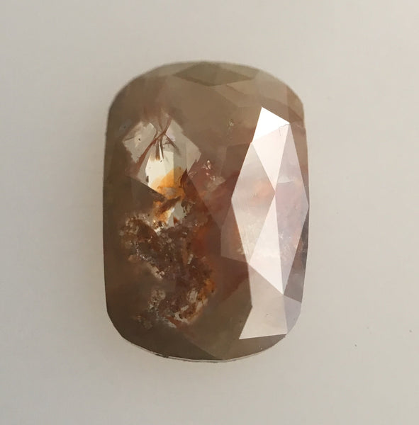 0.85 Ct Cushion Cut Brownish Gray Loose Diamond