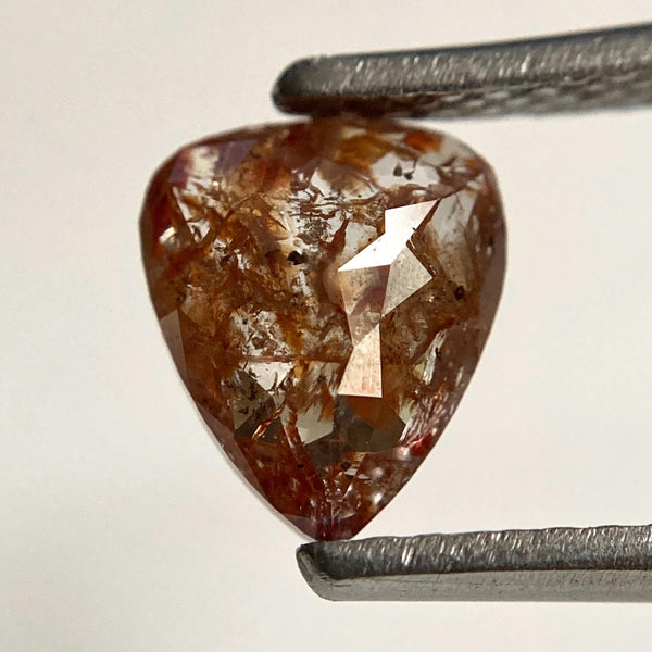 0.86 Ct Pear Shape Fancy Brown Rose Cut Loose Diamond