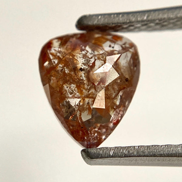 0.86 Ct Pear Shape Fancy Brown Rose Cut Loose Diamond