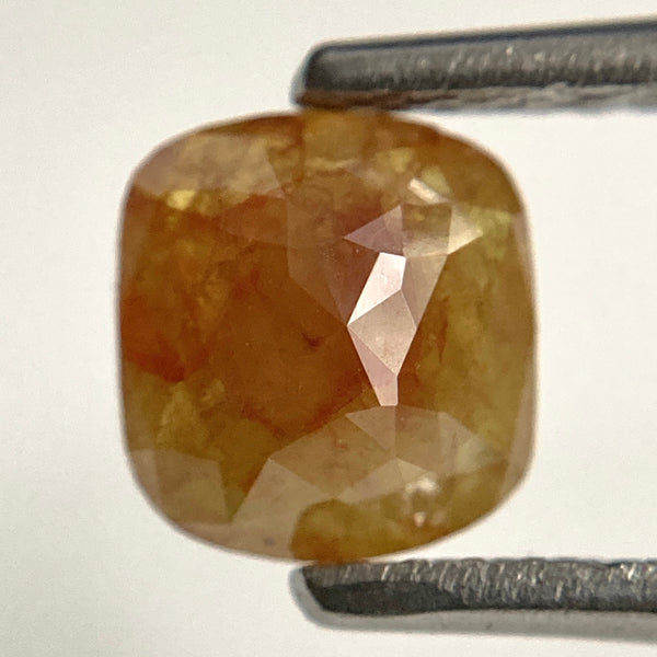 0.85 Ct Cushion Cut Brownish Yellow Loose Diamond