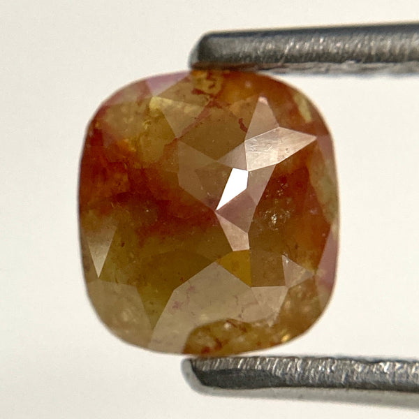 1.00 Ct Cushion Cut Brownish Yellow Loose Diamond