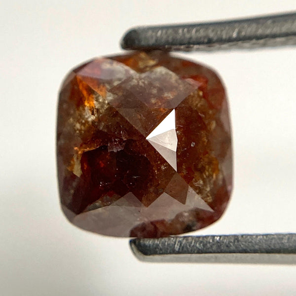 1.27 Ct Cushion Cut Fancy Brown Loose Diamond: Natural African Diamond