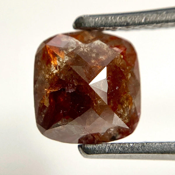 1.27 Ct Cushion Cut Fancy Brown Loose Diamond: Natural African Diamond