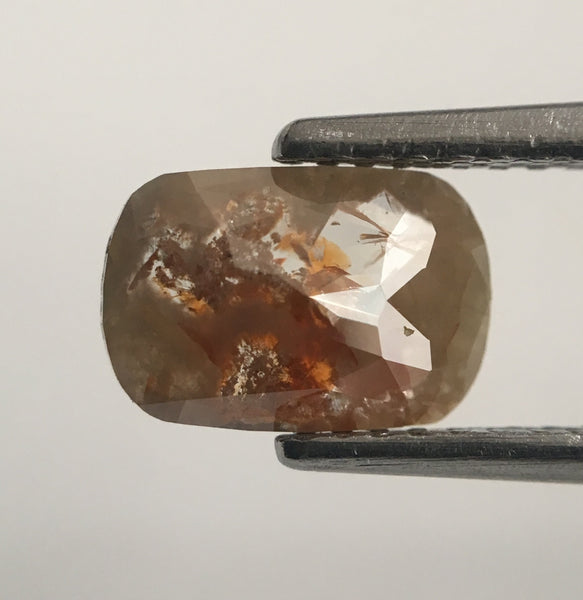 0.85 Ct Cushion Cut Brownish Gray Loose Diamond