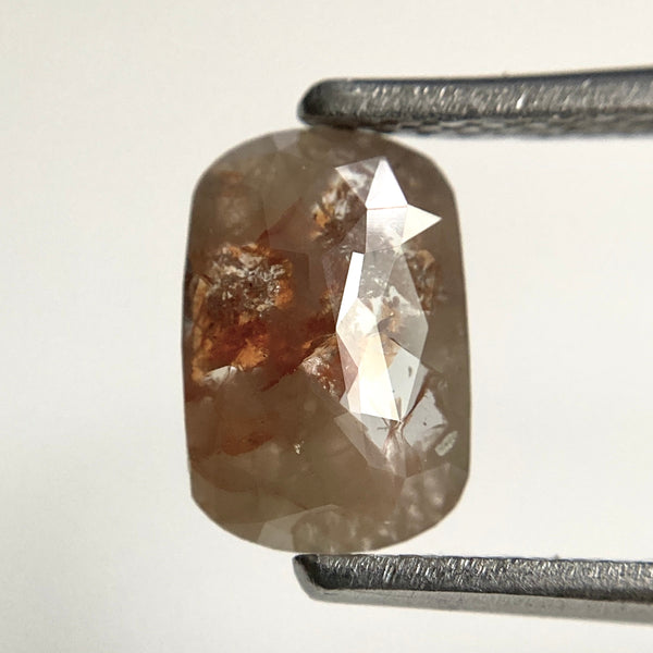 0.85 Ct Cushion Cut Brownish Gray Loose Diamond