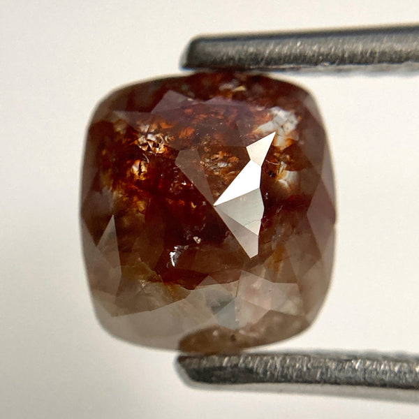 1.30 Ct Cushion Cut Brown Diamond: Natural Loose Gemstone