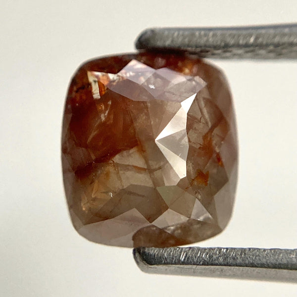 1.26 Ct Cushion Cut Fancy Brown Loose Diamond: Rustic Natural Diamond
